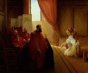 Francesco Hayez Valenza Gradenigo before the Inquisition Germany oil painting artist